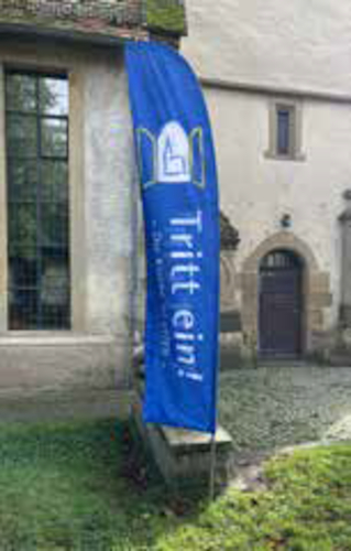 Offene Laurentius Kirche Beachflag